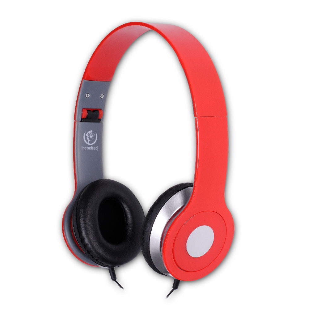 Rebeltec CITY Headset - Piros (RBLSLU023)