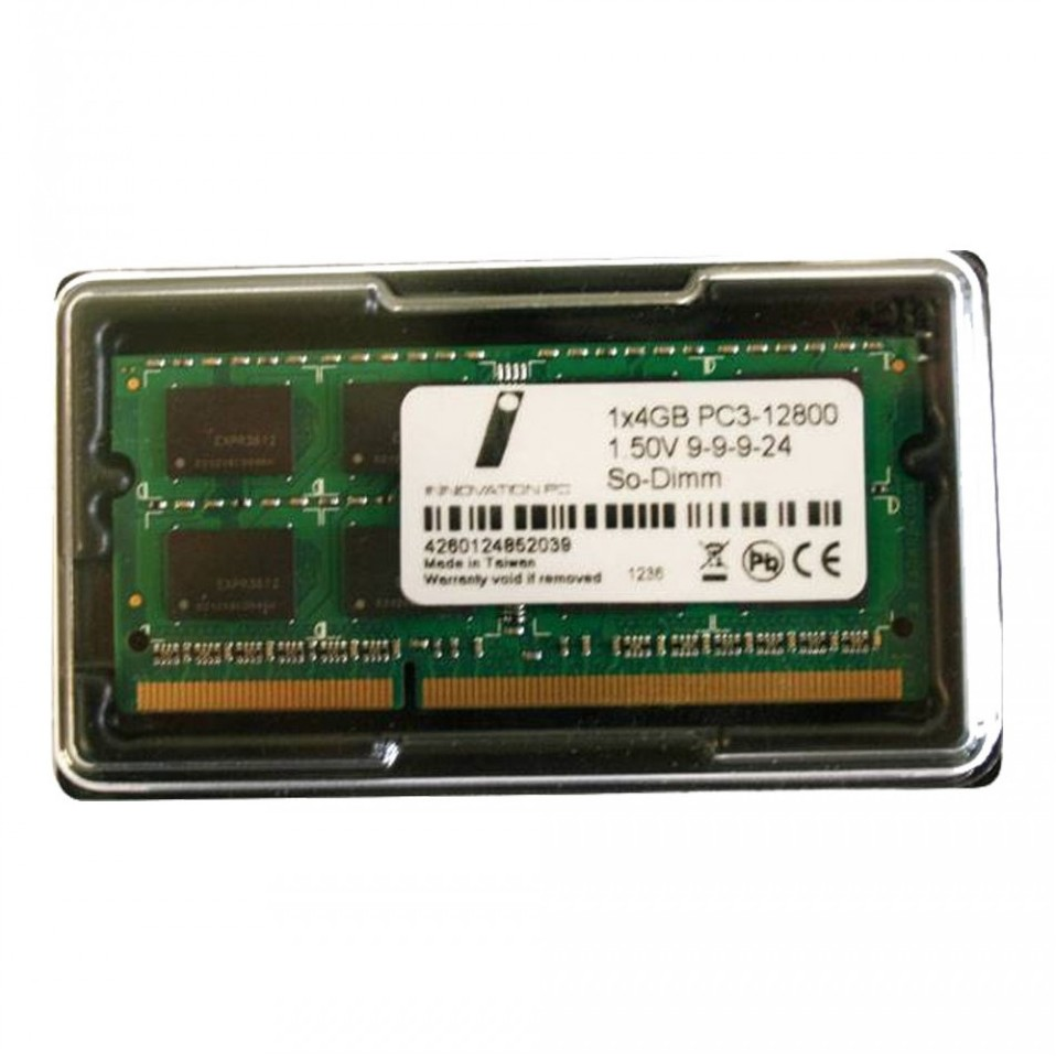 Оперативна памет Innovation IT DDR3 SO 1600 4GB 1.50 (4260124852039) (4260124852039)